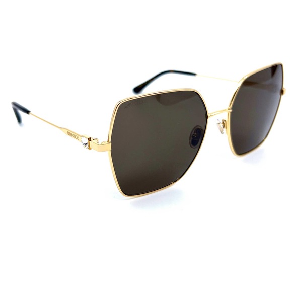 NWOT Jimmy Choo Gold Frame Sunglasses - Picture 2 of 15